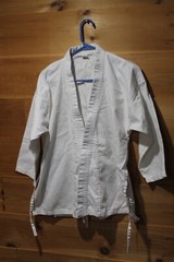 Uniform Youth 2 White Lightweight Martial Arts Student Gi Top Shirt