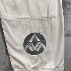 Alavanca BJJ Gi Pants Mens A3 Large White Jiu Jitsu Uniform Training Trousers