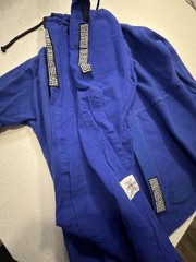 Albino Preto Blue Jiu-Jitsu Gi A3 BJJ Men’s Gi/Kimono Shoyoroll CTRL Brazil