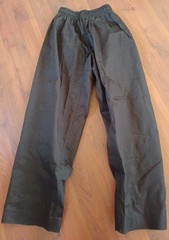 NEW Karate Taekwondo PANTS Black Martial Arts Adult Sm.