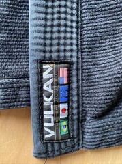 Men’s Vulkan The Real Jiu Jitsu Black Top Pro A2 Fight Wear 100% Cotton Jacket