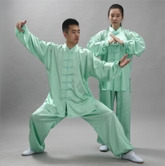Chinese Kung Fu Uniform Martial Arts Wushu Taiji Suit Milk Silk Unisex Costume