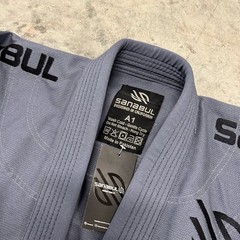 Sanabul Jiu Jitsu Gi A1 Adult Gray Kimono Jacket Top Size 5