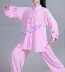Cotton Linen Kung Fu Tai Chi Uniform Unisex Martial Arts Wing Chun Suit Clothing