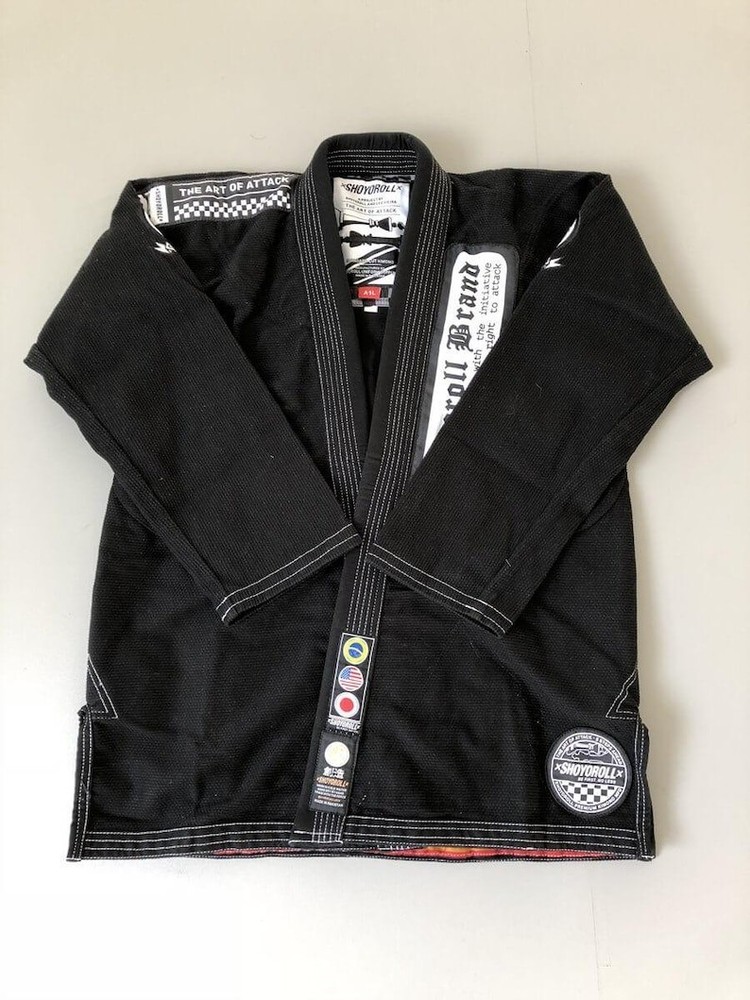 Shoyoroll Batch #37 Black Human Chess BJJ Gi MMA Brazilian Jiu Jitsu Kimono