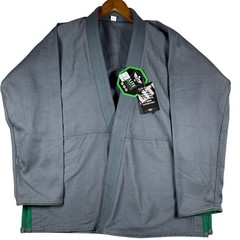 Elite Sports Gray BJJ Gi Jacket Brazilian Jiu Jitsu Kimono Top Mens A4 New