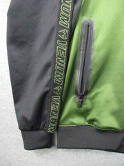 Venum Jacket XXL MMA Adult Full Zip Green Black Viper Head Logo Pockets