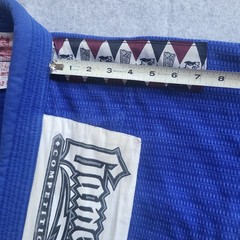 Gameness A2 Brazilian Jiu-Jitsu BJJ Professional Fighting System Jacket Blue