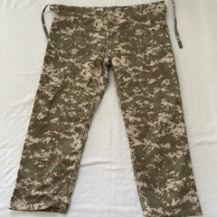 Fuji Gi Men A3 Belt Jiu Jitsu Pant 28 “ Inseam Camo Print MMA Martial Art Vale