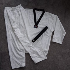 Tiger’s Claw Tae Kwon Do (TKD) Black Belt Uniform Pants Belt Size 6