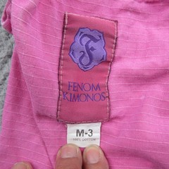 Fenom Kimonos Gi Kimono Size M-3 Pink MMA Jiu Jitsu (Jacket & Pant Only)