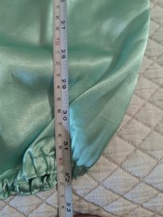 Satin Uniform, tai chi kung fu wing chun, top pants belt, green, short sleeve