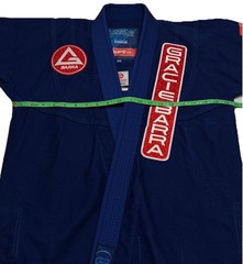 Gracie Barra BJJ Gi Jacket Kimono Top A0 Blue Equipe GB Edition Jiu-Jitsu Cotton
