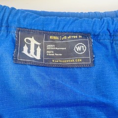 Blue War Tribe Rival Brazilian Jiu Jitsu Pants 8 ounce Rip Stop