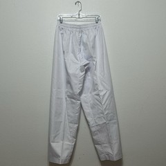 Adidas White Striped Taekwondo Martial Arts Pants Stretch Waist Men’s Size 200