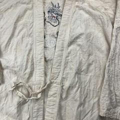 Vintage 50s Judo Gi White Dragon Embroidered Tokyo Judoikogyo co. Made in Japan