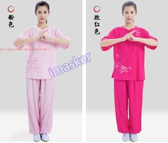 Summer Women’s Tai Chi Suit Kung Fu Costum Morning Exercise Uniform Martial Arts