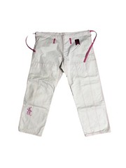 Fuji Champion Kimono Jiu-Jitsu Gi Jacket Embroidered Cherry Blossom Cancer W1