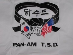 Pan-Am TSD Tang Soo Do Martial Arts Karate Sun Uniform Set Mens Size 8