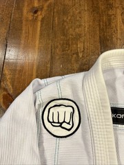 Koral Fight Co Kimono Men’s A3 White Brazilian Jiu-Jitsu Martial Arts Uniform
