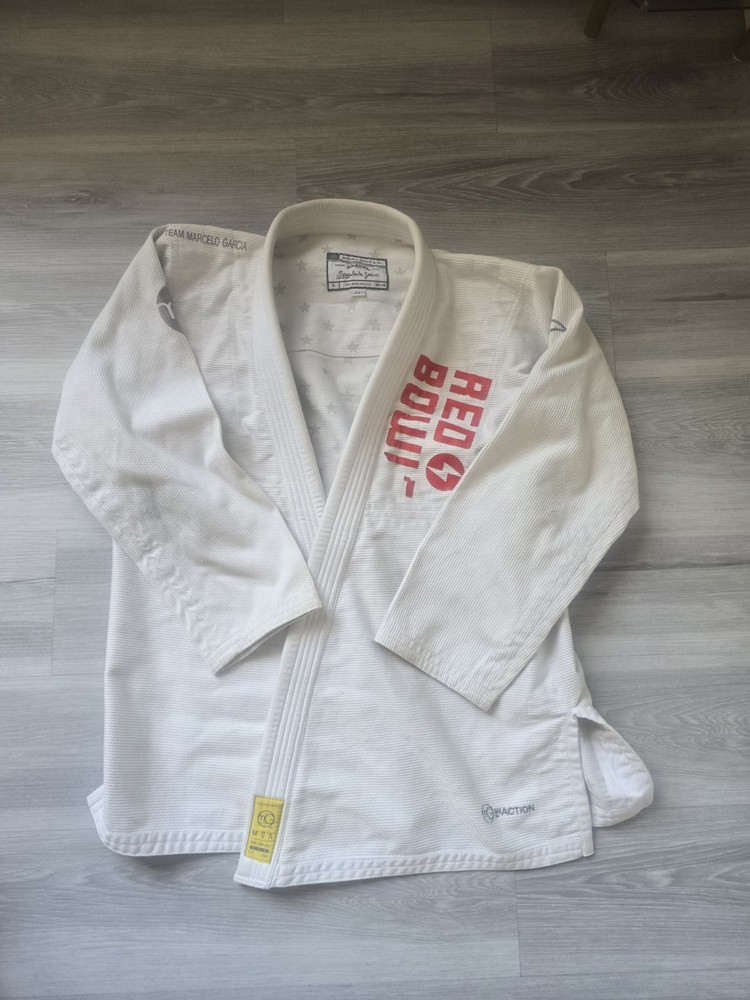 Marcelo Garcia Jiu Jitsu Team GI A4 White Kimono BJJ Uniform MGJJ NYC