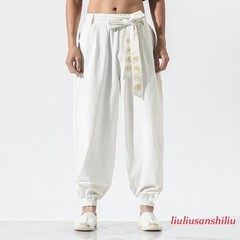 Kung Fu Tai Pants Bloomers Wushu Martial Arts Wing Chun Clothing Training Linen