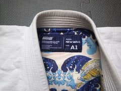 SCRAMBLE WAVE A1 White Judo Gi