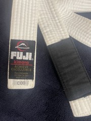 Kids White Fuji Complete Gi With Belt, Size 000