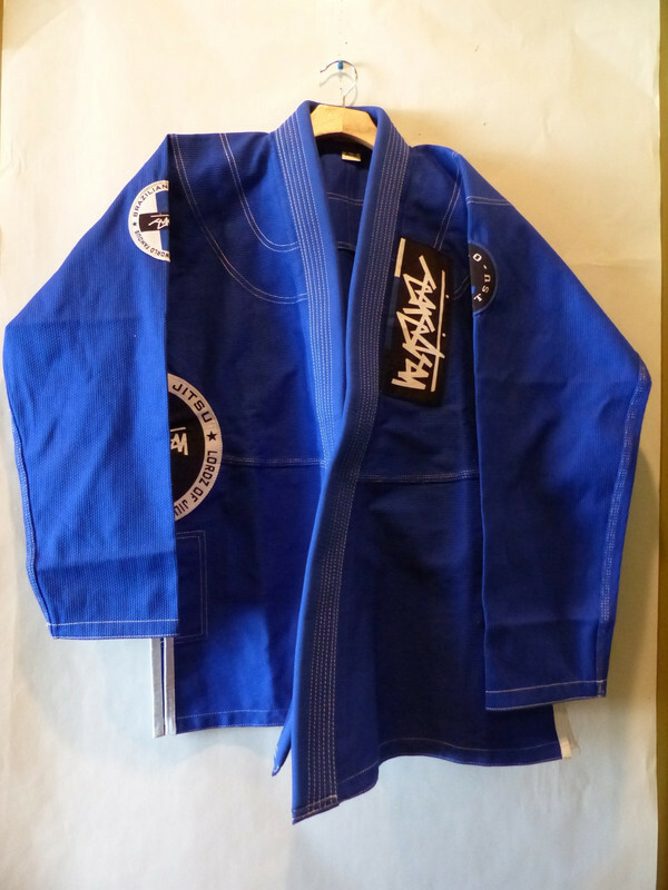 LORDZ OF JIU JITSU WORLD FAMOUS BRAZILIAN TWO PIECE SET NAVY BLUE SIZE LARGE