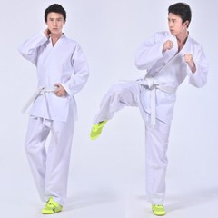 Lightweight Karate Uniform White Judo Martial Arts Suit Free Belt ADULT & KIDS