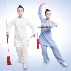 Tai Chi Clothing Cotton Linen Practice Clothes Martial Arts Performance Clothes