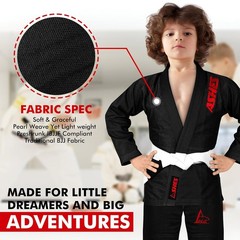 Ashes Sports Kids Ultra Light Preshrunk IBJJF Approved Lightweight BJJ Gi