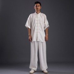 Linen Blend Kung Fu Tai Chi Clothing Martial Arts Clothes Taijiquan Wushu