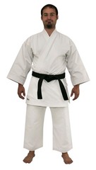 Zen Athletics Blue Logo 11oz Light-Heavyweight Karate Uniform