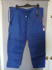 Isami JJ-410 Brazilian Jiu-Jitsu Gi/JJ-402 Pant Size A6 Blue Doubleweave JAPAN