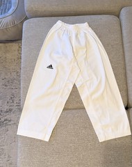 Adidas Taekwondo Uniform White Collar 140cm