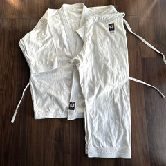 Karate Gi Uniform Set Kata Practice Dogi With White Band Used Made In Japan