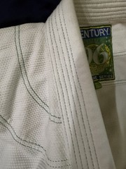 CENTURY 96 Especial Signature Series Jiu-Jitsu Gi White Green A1