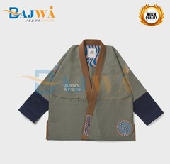 Albino & Preto Tranquility Kimono, Brazilian-Jiu-Jitsu Uniform, Martial Art