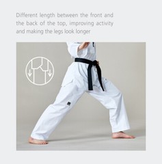 MOOTO BS5 Uniform with White V-Neck Basic Season-5 Standard WT Dobok