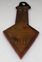 Genuine Leather Key Chain – Jiu Jitsu Theme – Heavy Duty – Unique Design