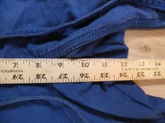 Vulkan Jiu Jitsu Pants Men A2 32×25 Blue Drawstrings Heavy 100% Cotton Loose Fit