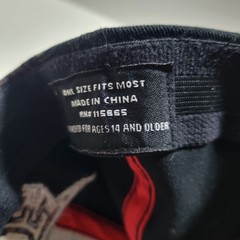 ELITE MMA Hat Tex Flex Fitted Men’s black/Red NWOT Fighting Martial Arts