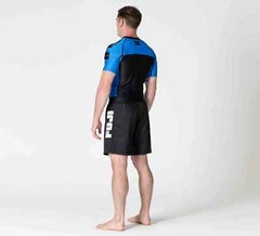 Fuji Sports IBJJF Ranked BJJ Jiu Jitsu Short Sleeve SS Rashguard – Blue