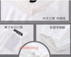 Unisex Cotton Shaolin Tai Chi Uniform Kung Fu Wing Chun Wushu Suit Martial Arts