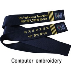 Adidas Elite Black-Belt/Karatedo/Taekwondo,Judo Black Belt(Width 5cm)