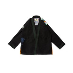 Albino and Preto Black BJJ GI Kimono Stained Glass Edition