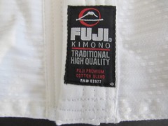 Fuji Core Gi Gear Kimono Martial Arts TOP & BELT ONLY 83977 White Sz 1 NEW