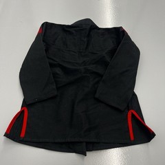 Elite Gi Adults C2 Black Red Marital Arts Uniform Top BBJ Polyester Blend