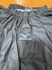 Mizuno Sauna Suit Set XL Black Gray Weight Loss Training Wear Japan Used